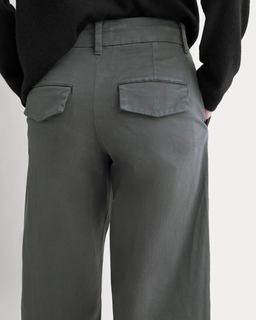 Cotton Twill Chino | Slate Grey