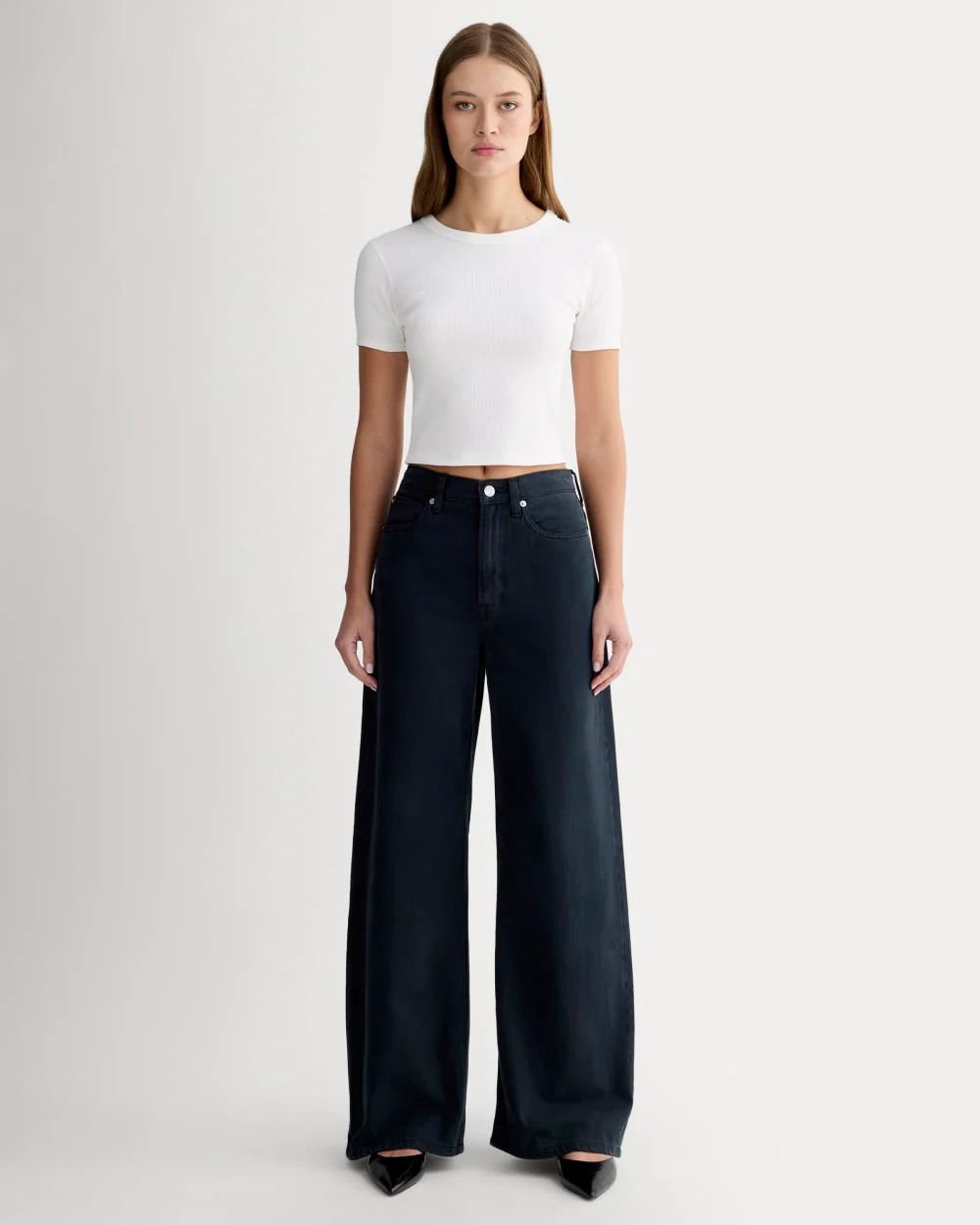 The ’90s Rib Tee | White