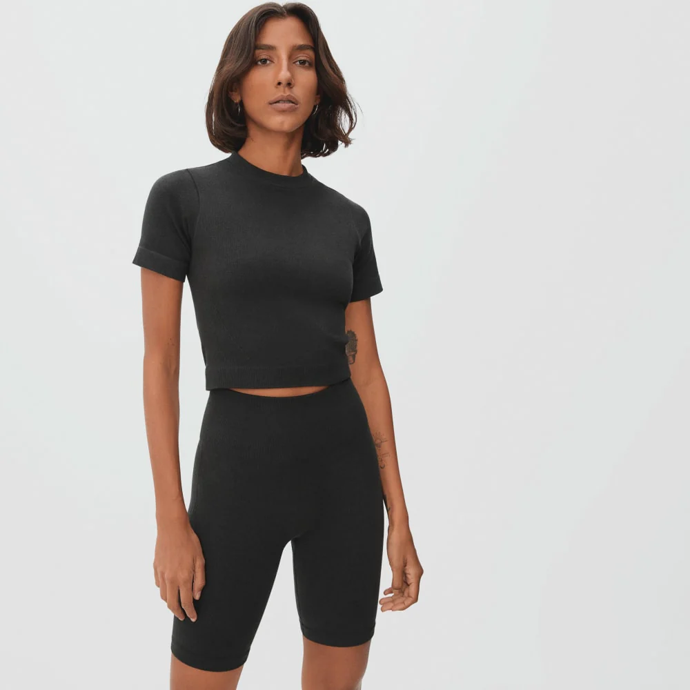 The Seamless Tee | Black