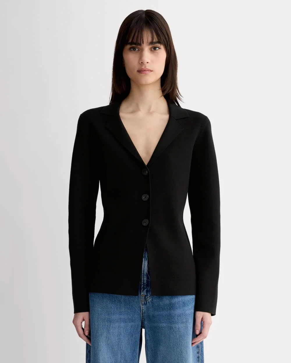 The Knit Blazer | Black