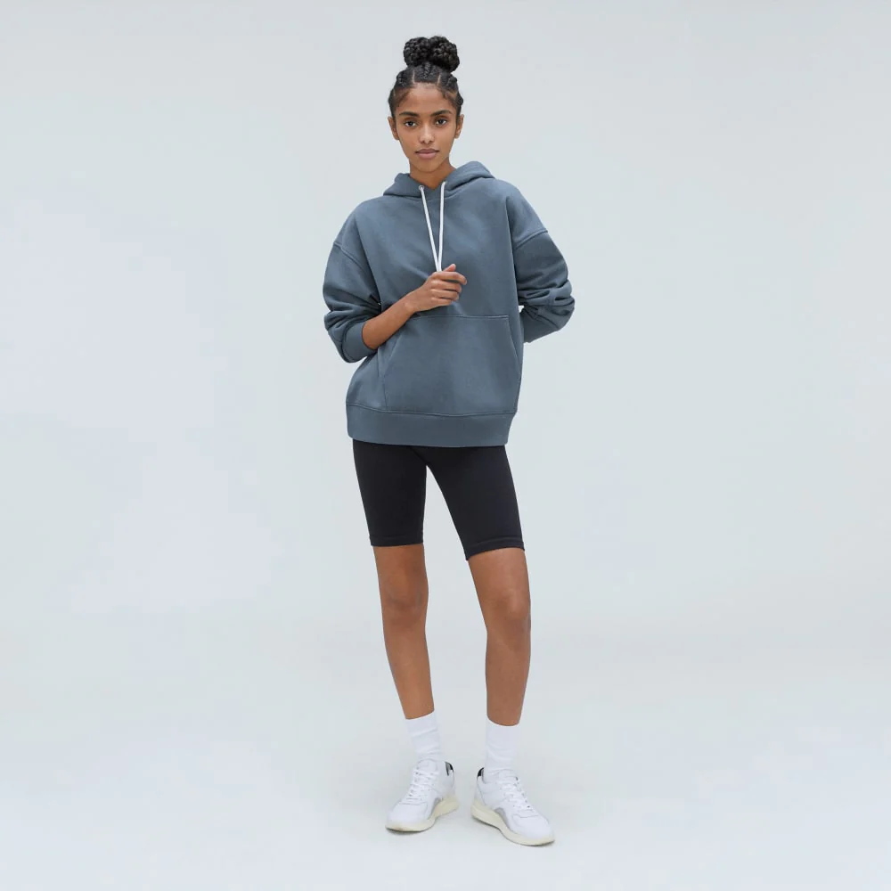 The Track Organic Cotton Popover | Faded Blue