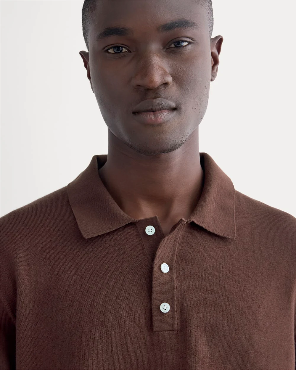 No-Sweat Polo | Dark Mahogany