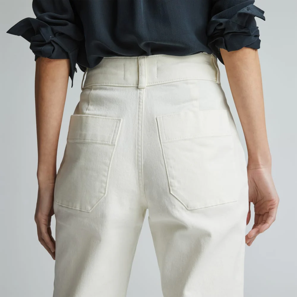 The Organic Straight-Leg Pant | Bone