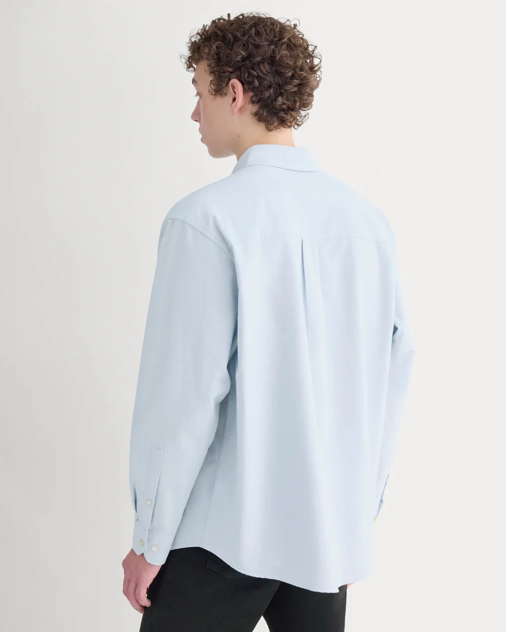 Oversized Oxford Shirt | Light Blue