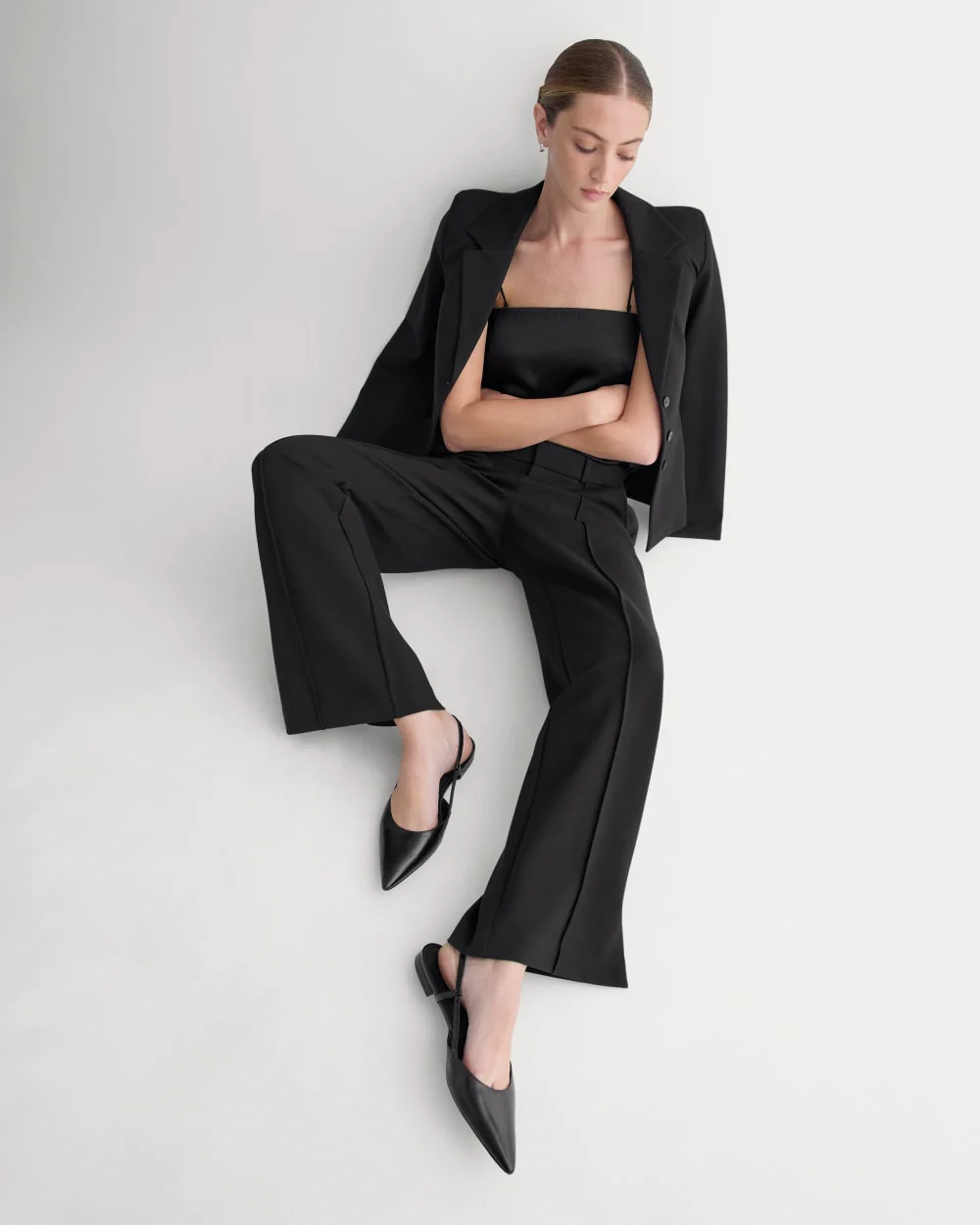 Dream Wide-Leg Trouser | Black