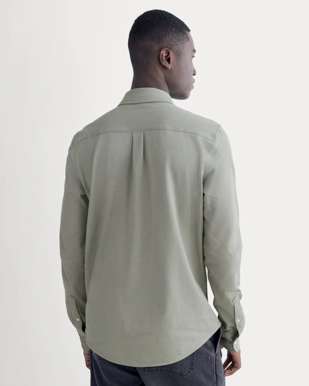 The Startup Shirt | Chambray Deep Lichen Green