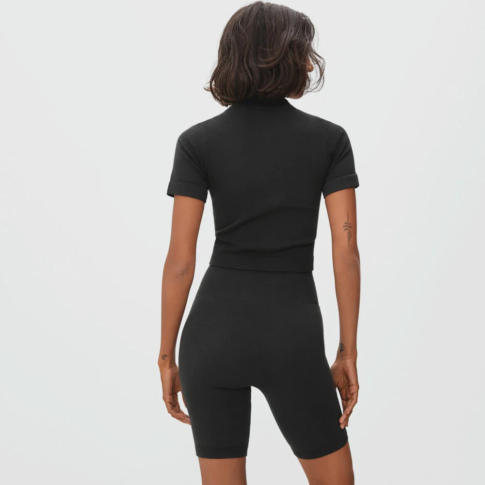 The Seamless Tee | Black