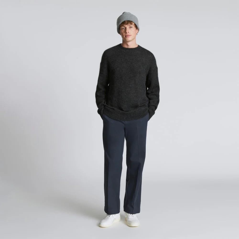 The Felted Merino Beanie | Mid Heathered Grey