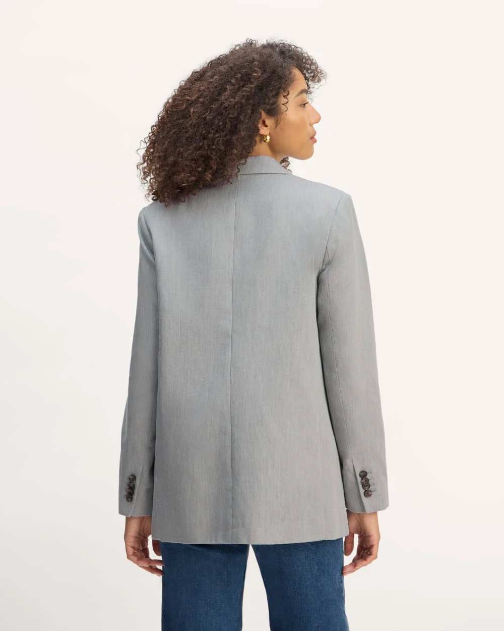 The Oversized Blazer in Buttersmooth | Heather Steel