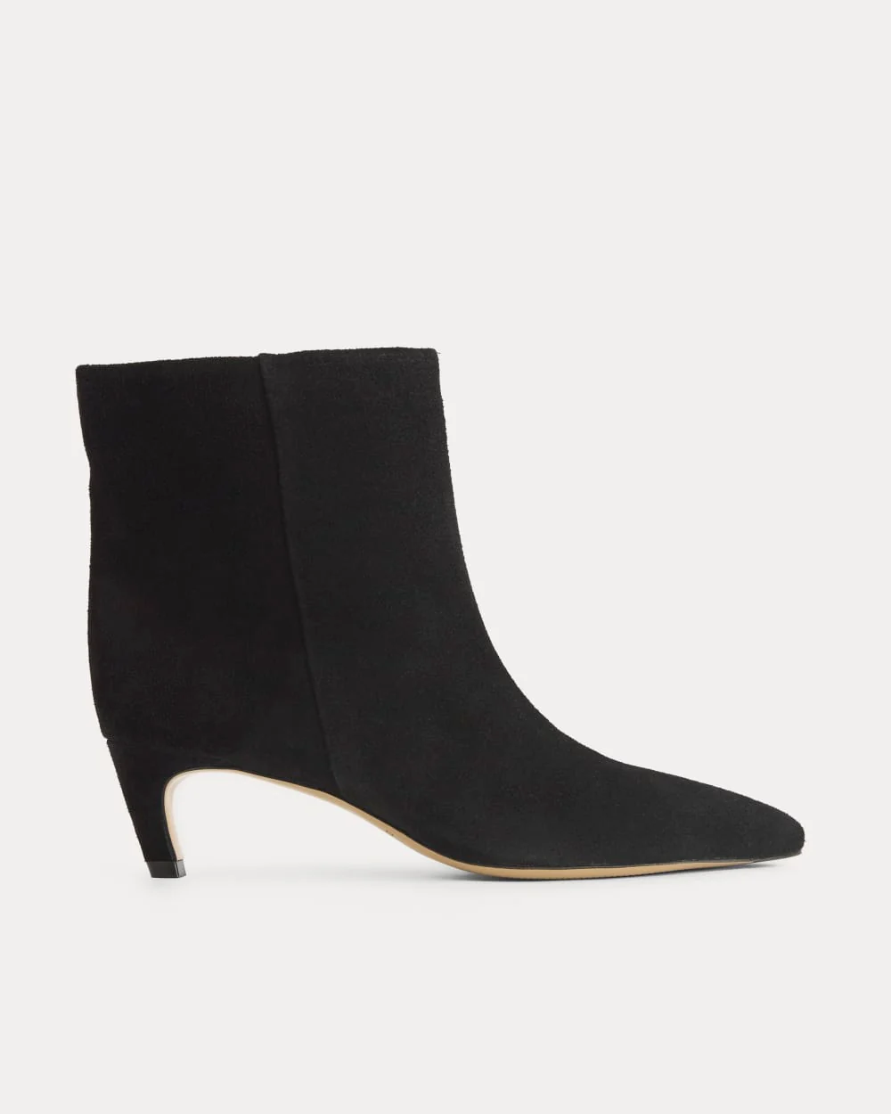 Studio Kitten Heel Bootie | Black Suede