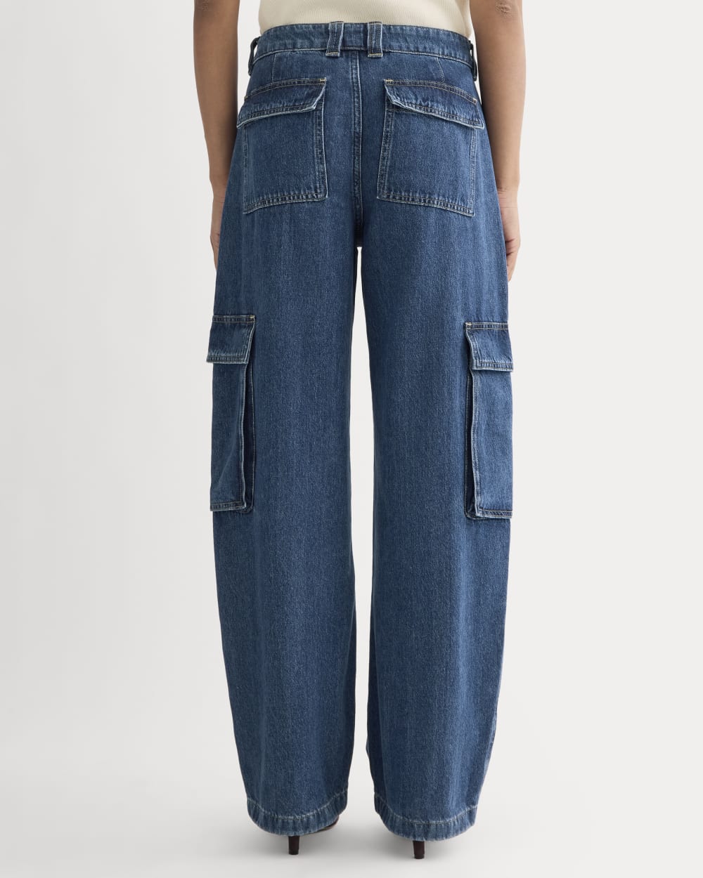 The Mid-Rise Cargo Jean | Tungsten Blue Stone