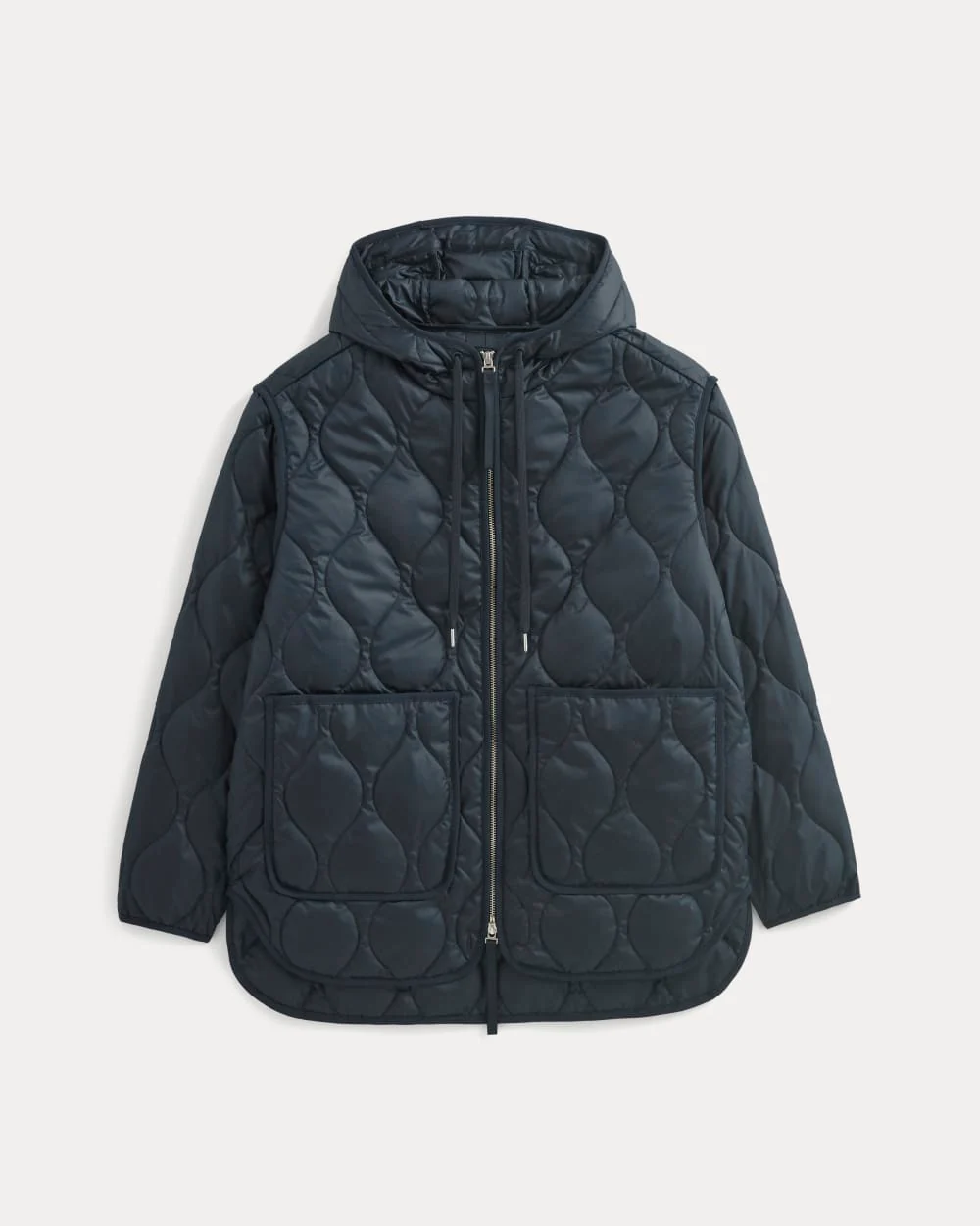 ReNew Quilted Hooded Liner | Navy