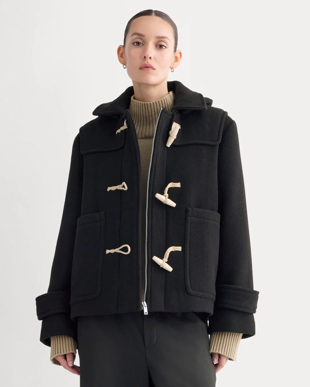 The ReWool Duffle Coat | Black