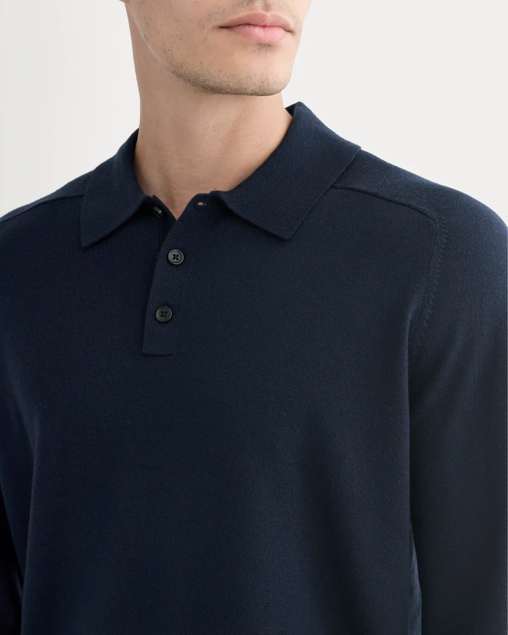 Ultrasoft Polo Sweater |  Navy