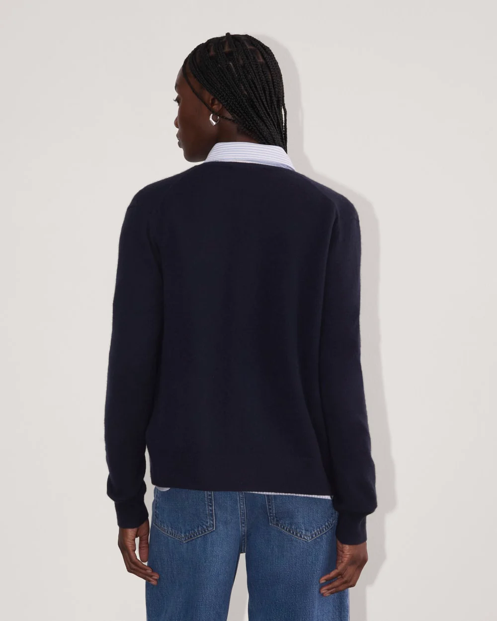 The Classic Cardigan in Cashmere | Navy