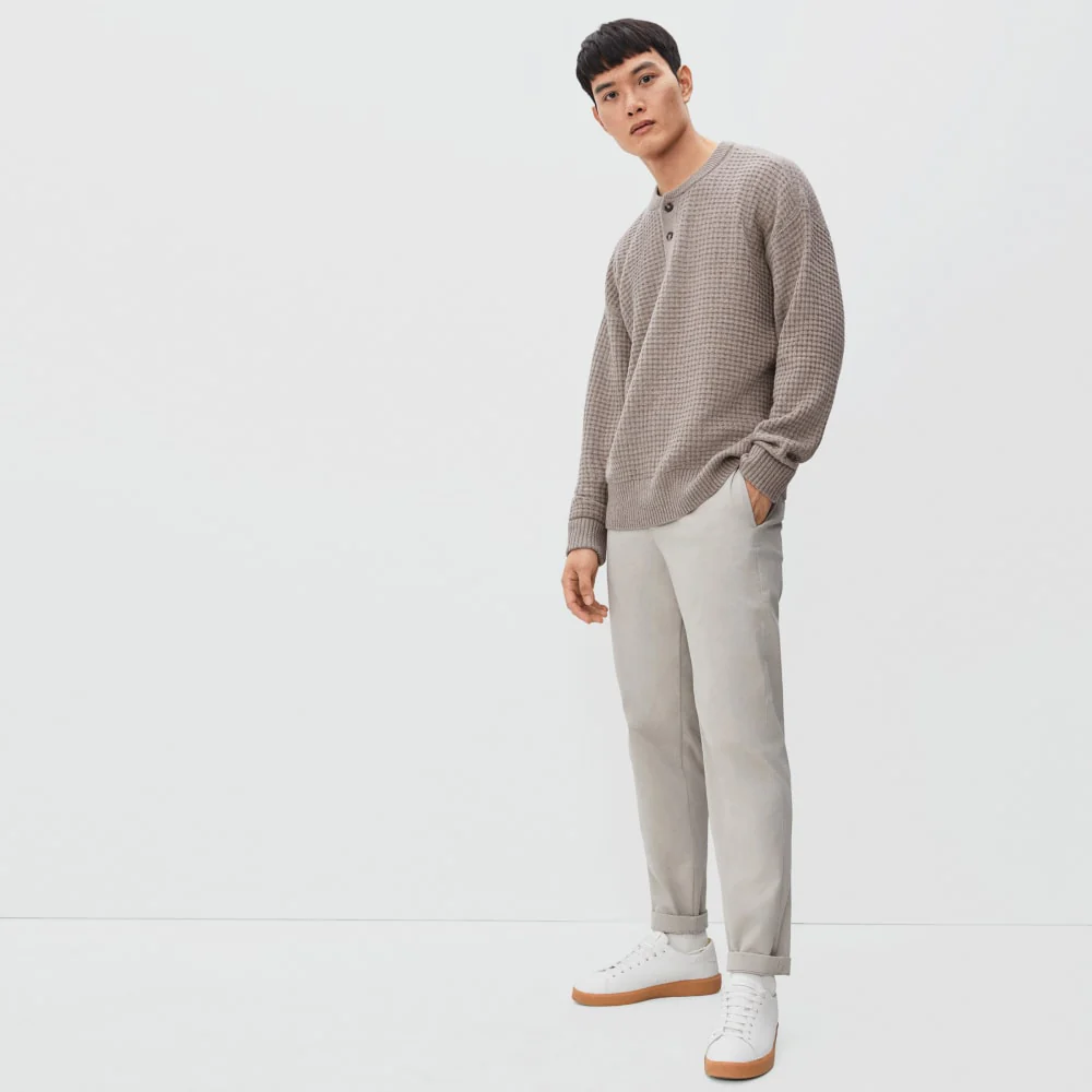 The ReLeather® Tennis Shoe  | White / Gum Sole