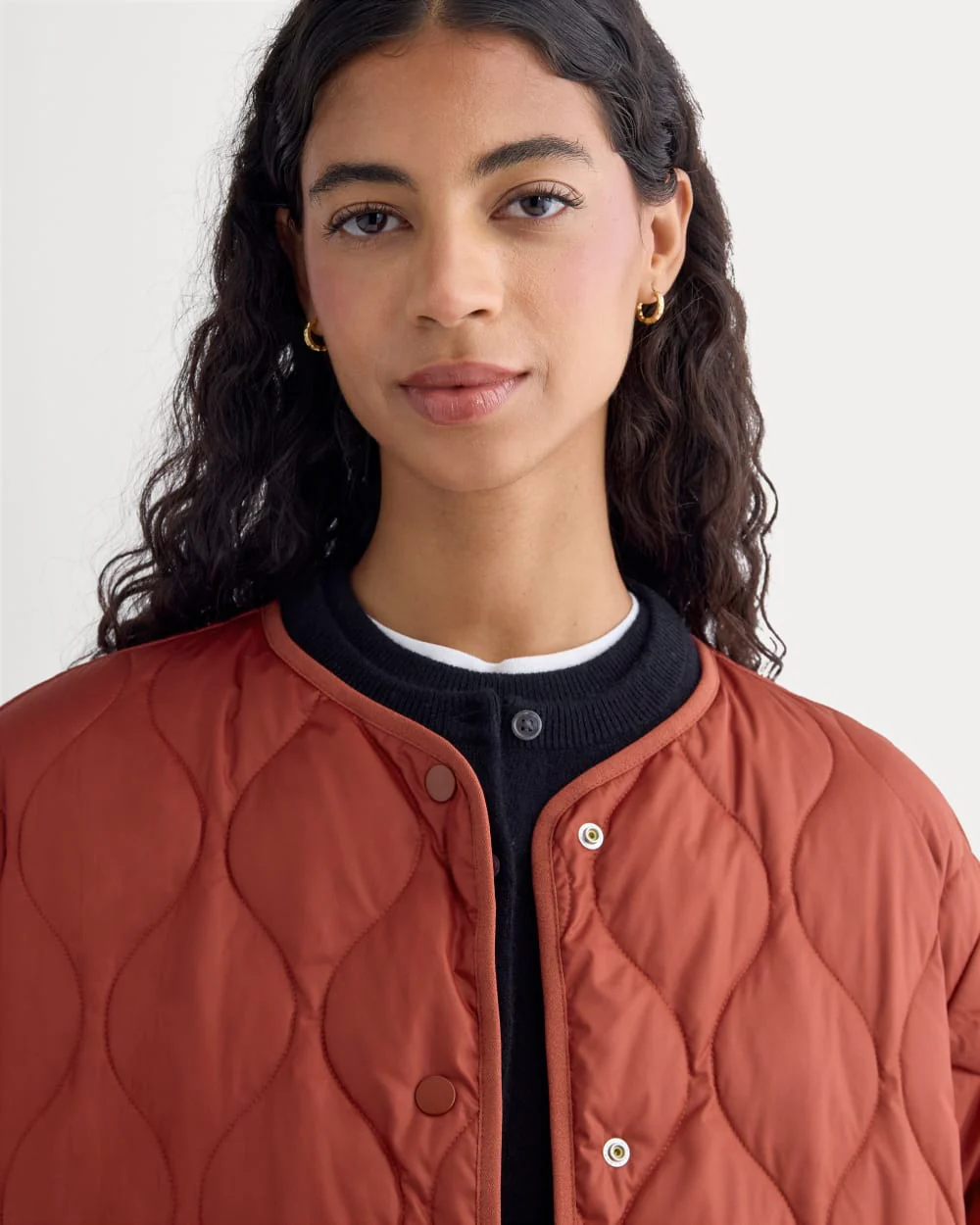 The Quilted Liner | Merlot