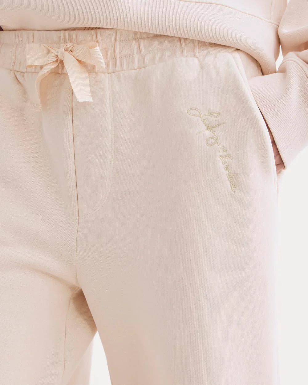 Everlane x The Laufey Foundation Wide-Leg Sweatpant | Pale Peony