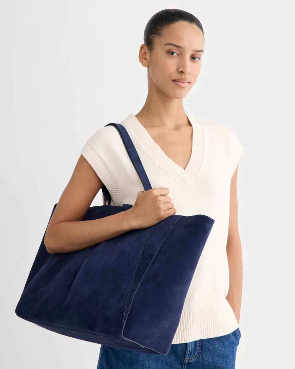 Studio Market Tote |  Navy
