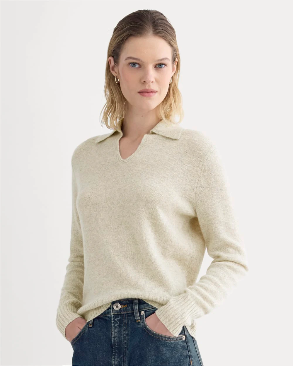 Cashmere Polo Sweater | Canvas