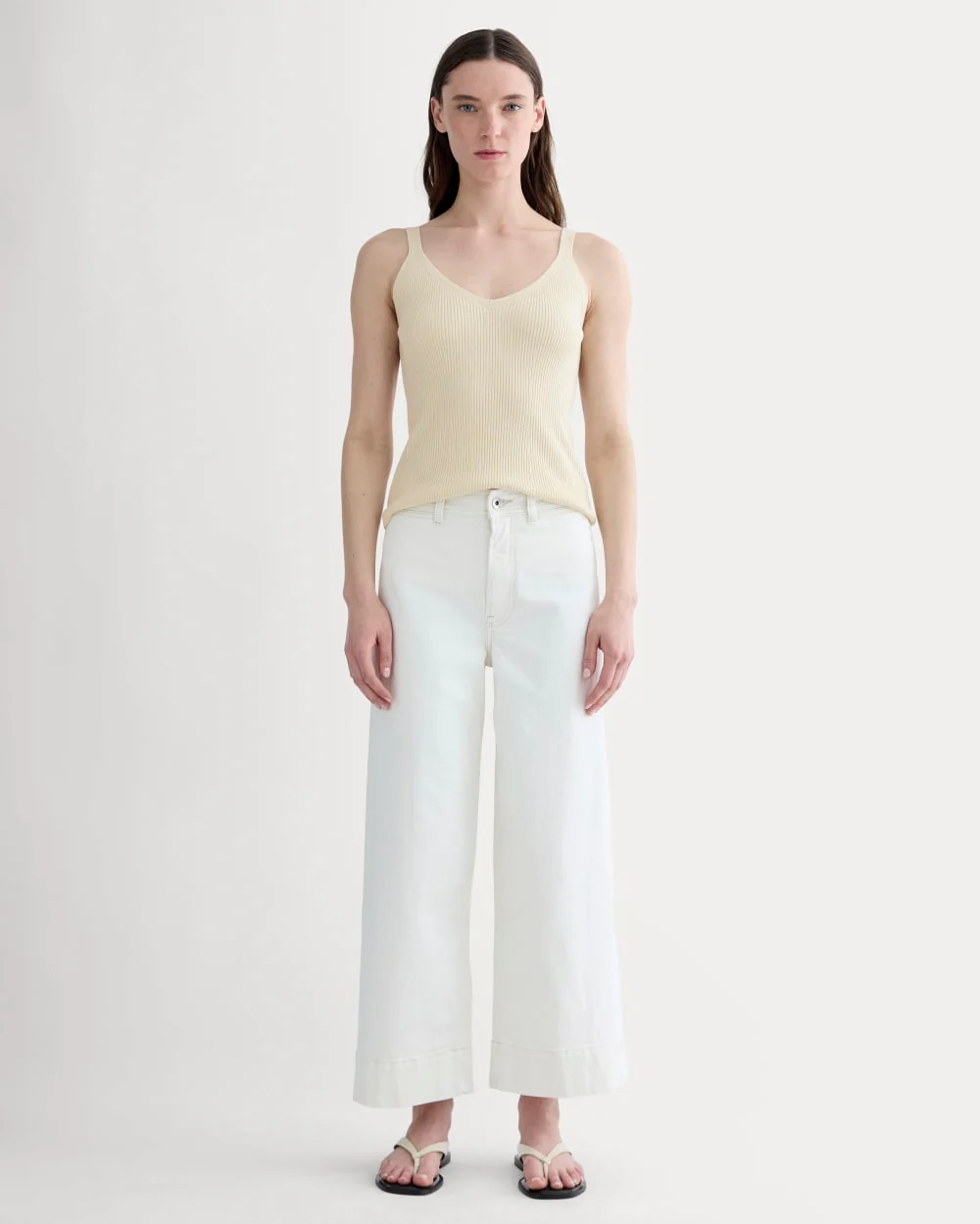 The Mariner Cropped Jean | Calico Ecru