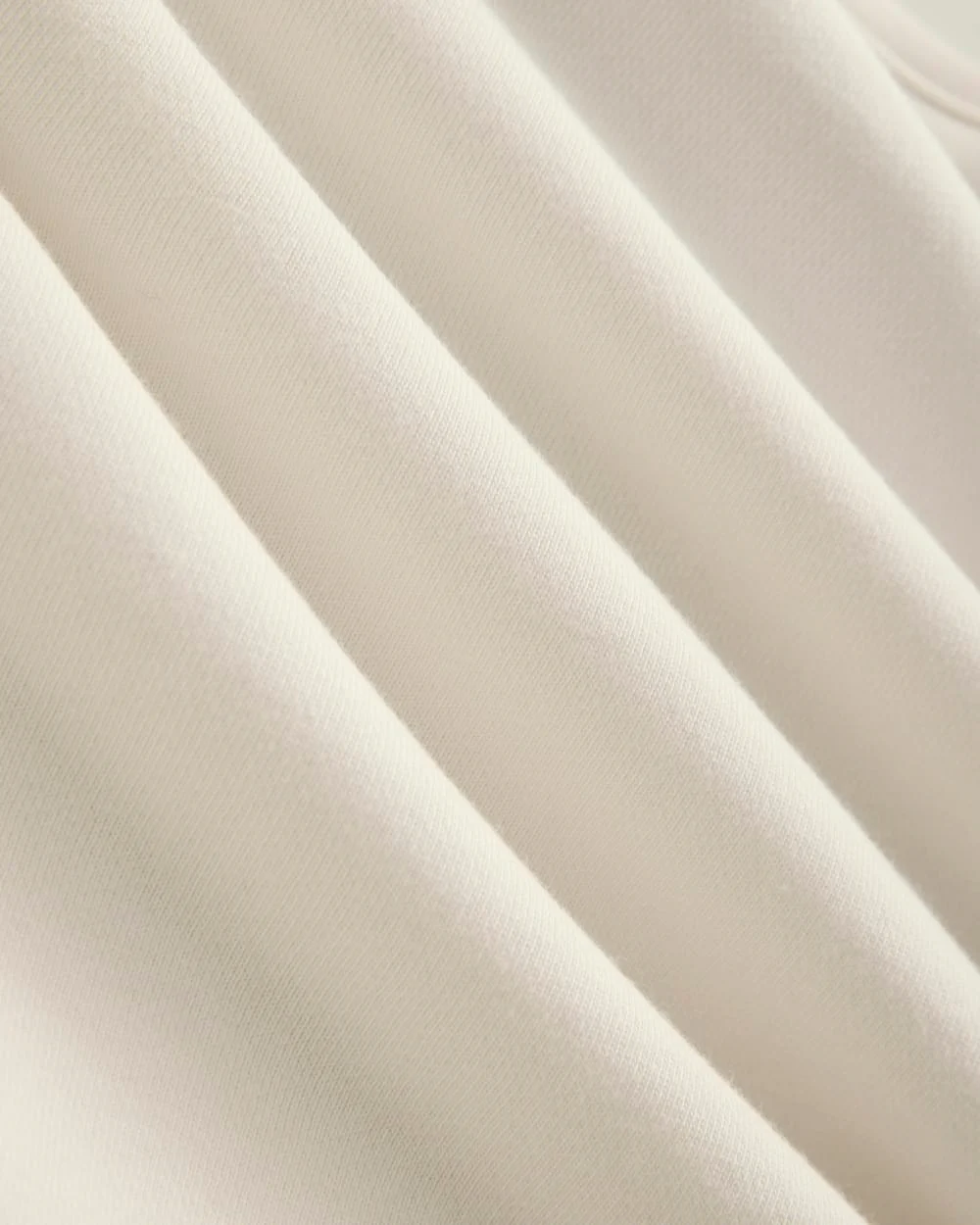 Luxe Fleece Full-Zip Cropped Hoodie | Bone