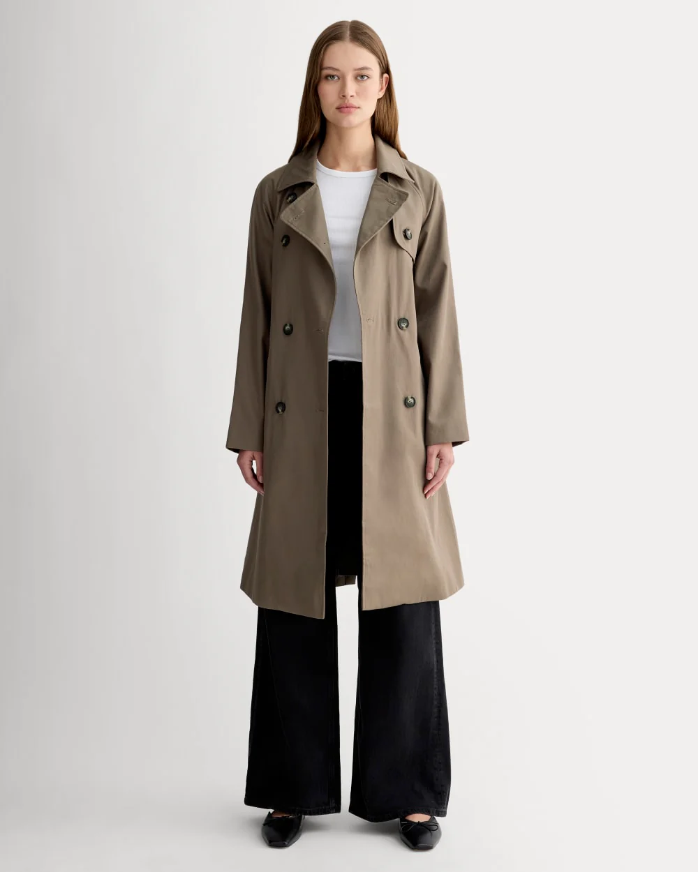 The Modern Trench Coat | Deep Taupe