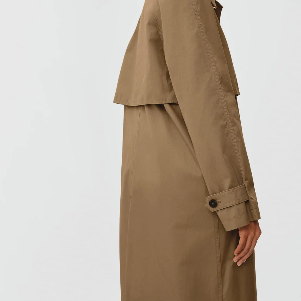 The Long Mac Coat | Toasted Coconut
