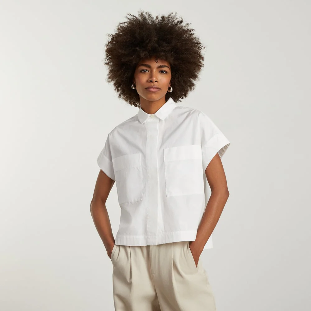The Short-Sleeve Box Shirt | White
