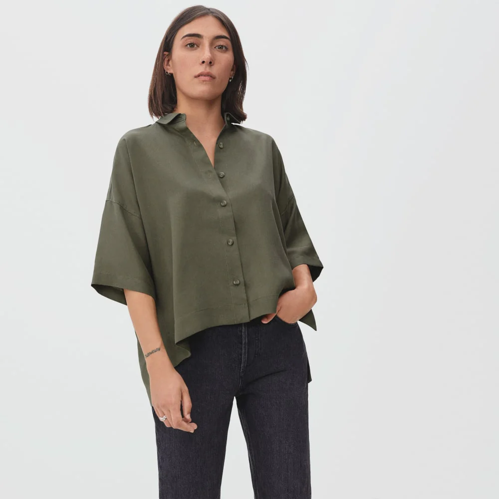 The Drapey Square Shirt | Kalamata