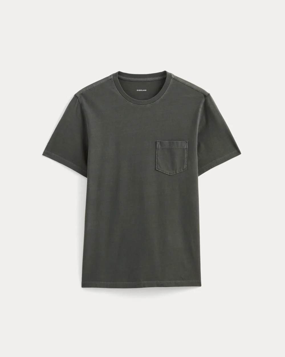 The Essential Organic Garment-Dyed Crew | Black