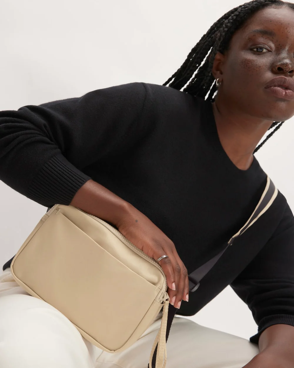 The Recycled Nylon Camera Bag | Khaki