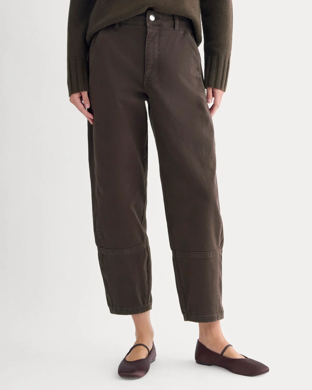 The Utility Barrel Pant | Dark Chocolate | Regular