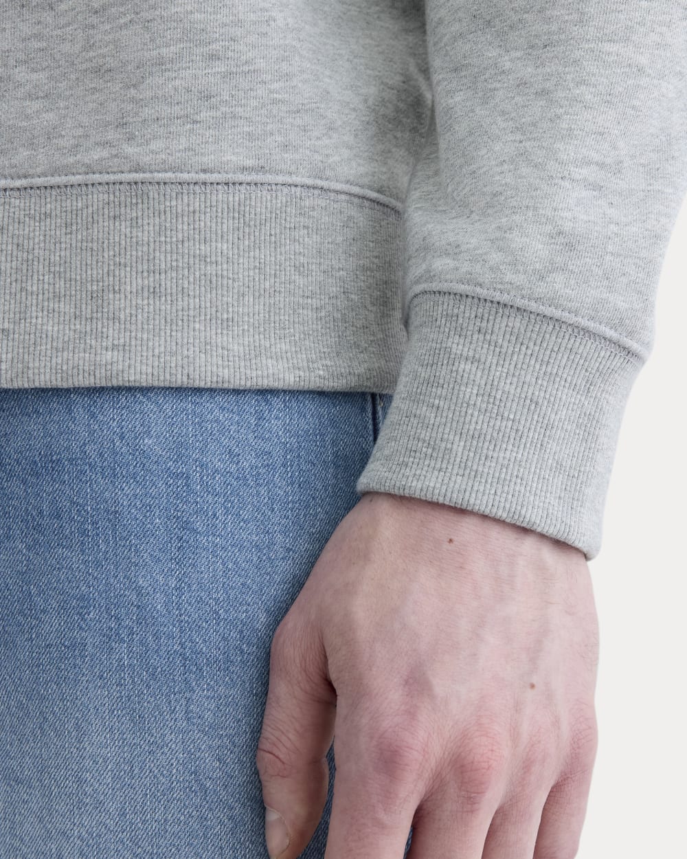 The Off-Duty Terry Crew | Heathered Grey