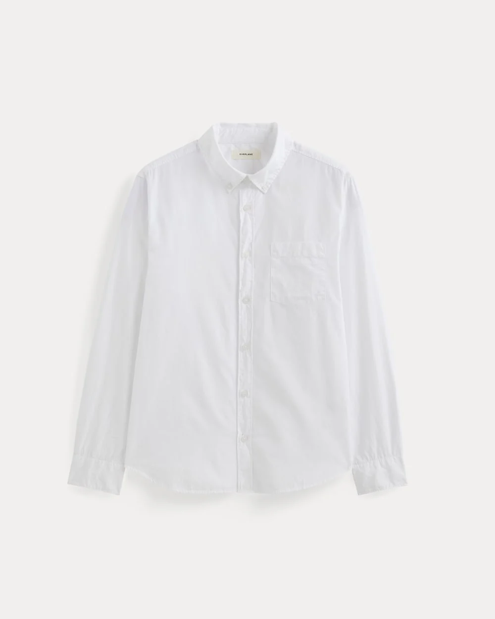 Washed Poplin Shirt | White