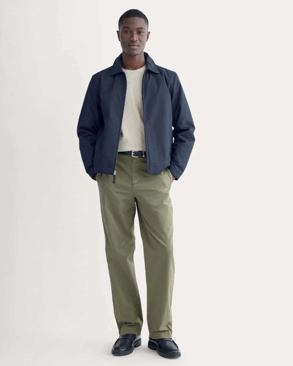 Relaxed Fit Chino | Lichen Green