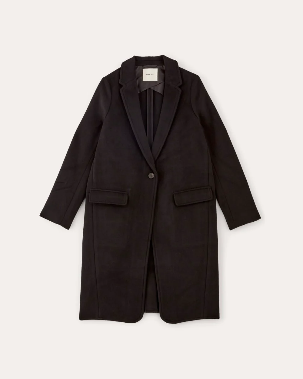 The Topcoat in Wool | Black