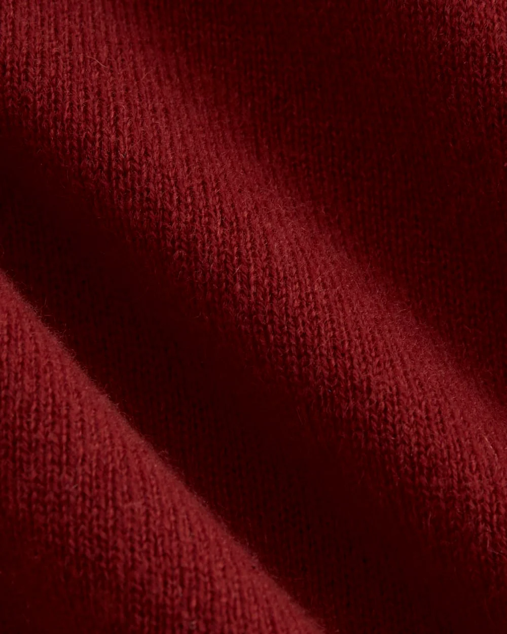 Cashmere Button-Up Shirt | Berry Red