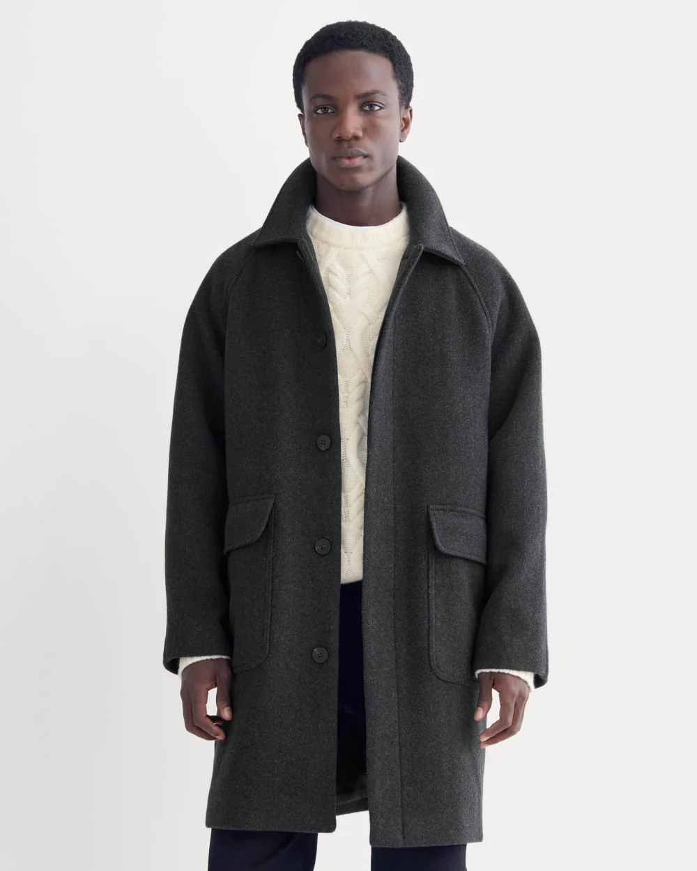ReWool Car Coat | Heather Charcoal