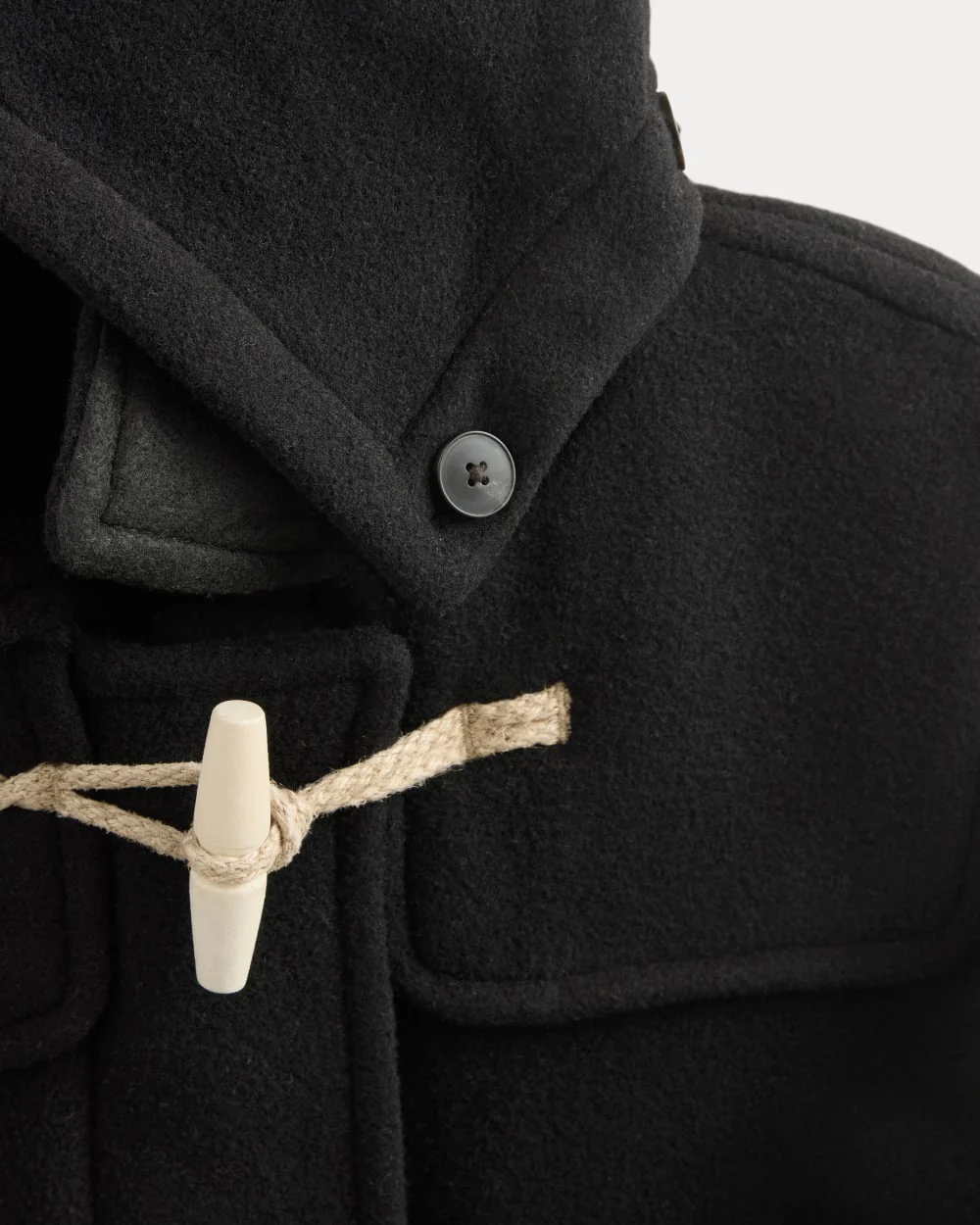 The ReWool Duffle Coat | Black
