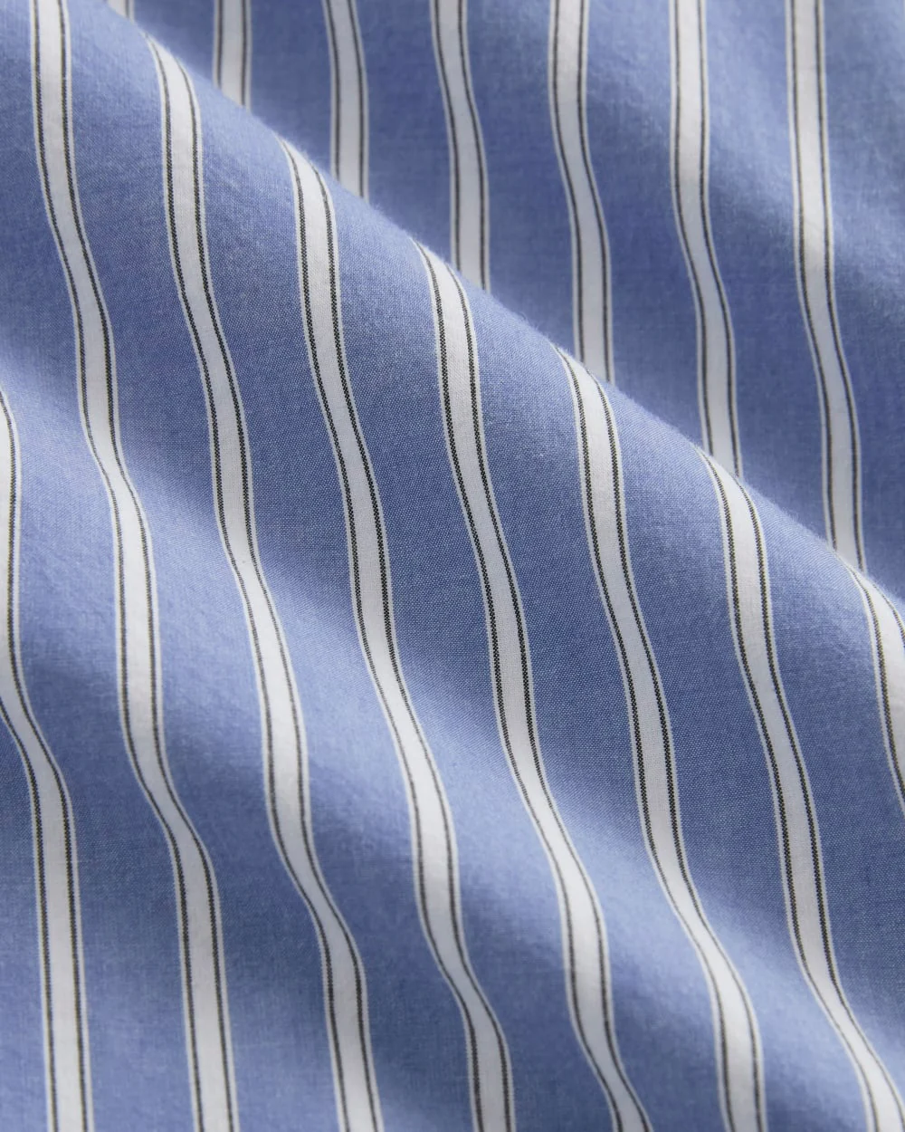 The Oversized Shirt in Ultrasoft Cotton | Dutch Blue / Bone