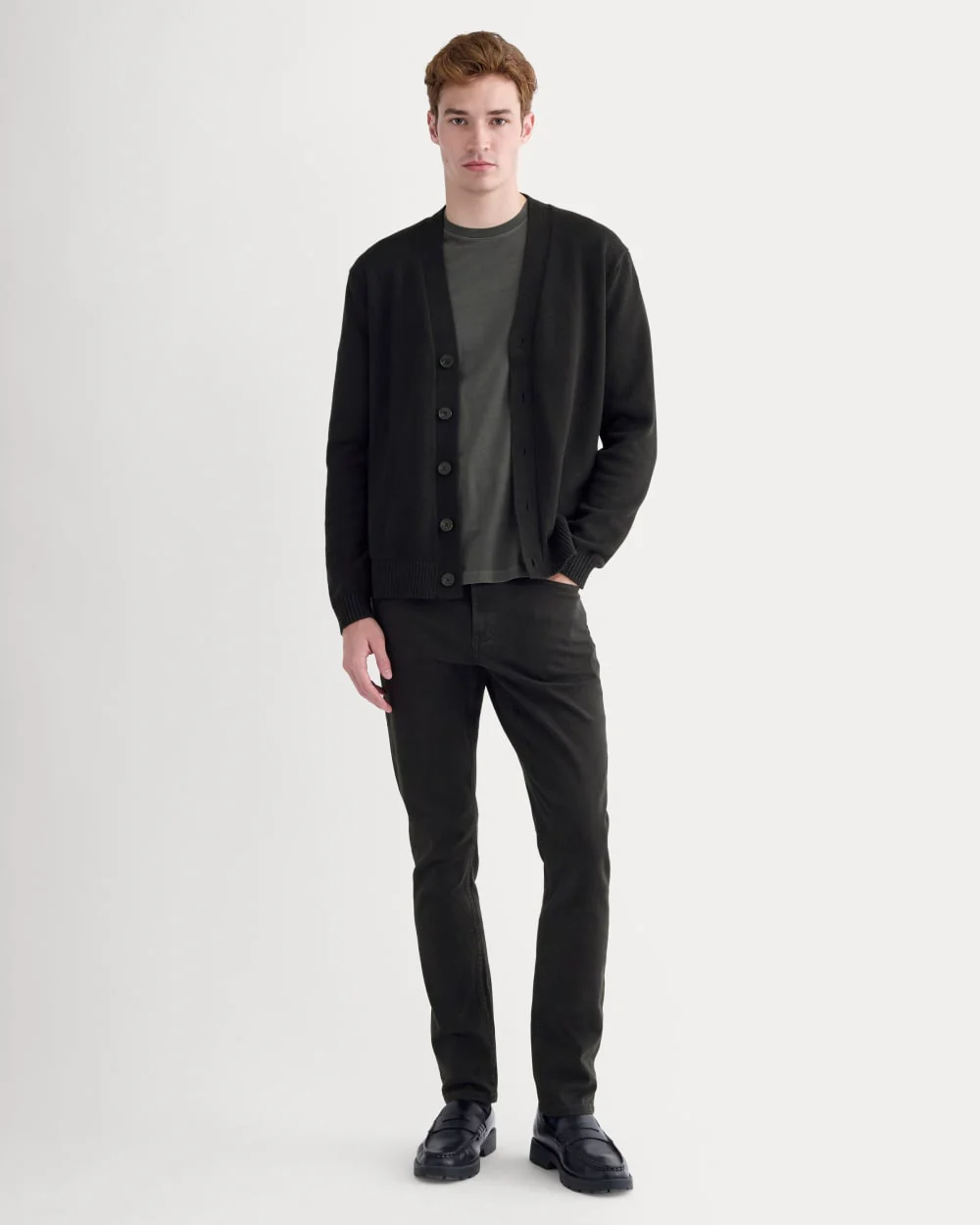 The Stretch Twill 5-Pocket Pant | Black