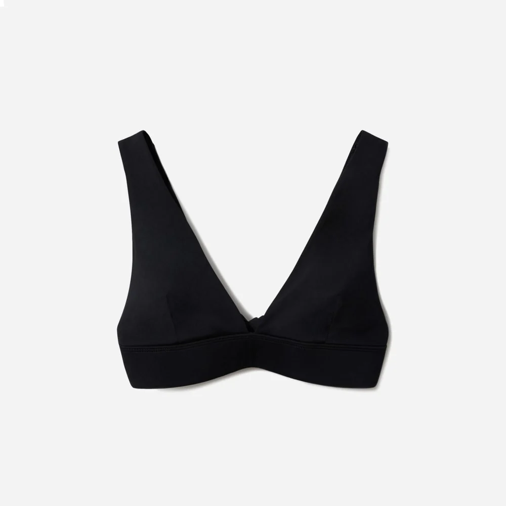 The Triangle Bikini Top | Black