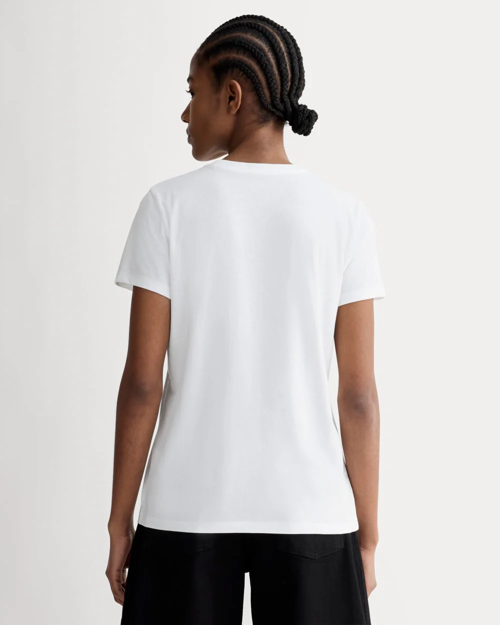 The Slim Crew in Essential Cotton | White