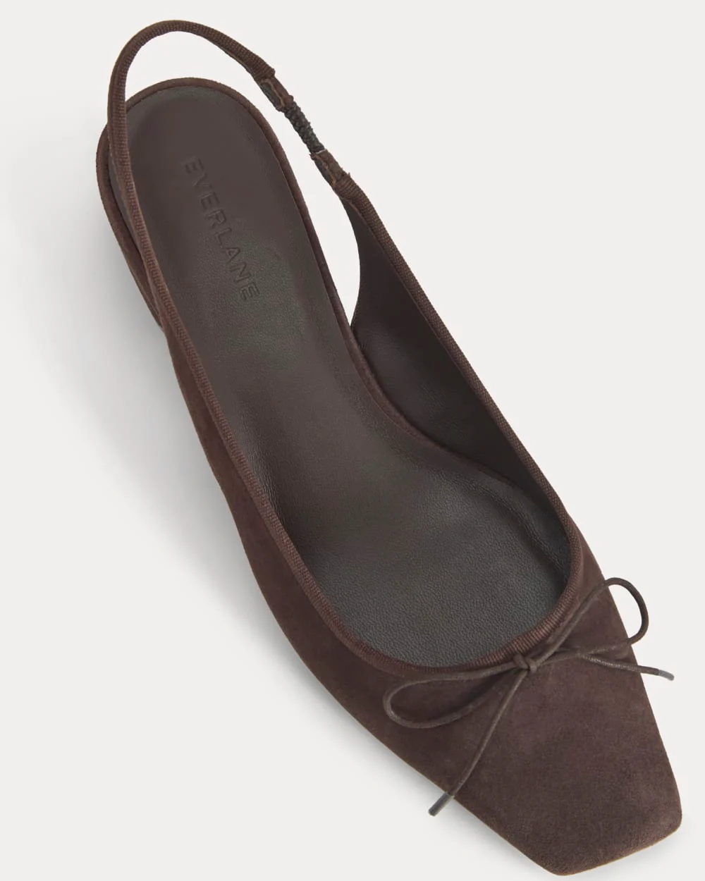 The Ballet Slingback Heel | Dark Chocolate