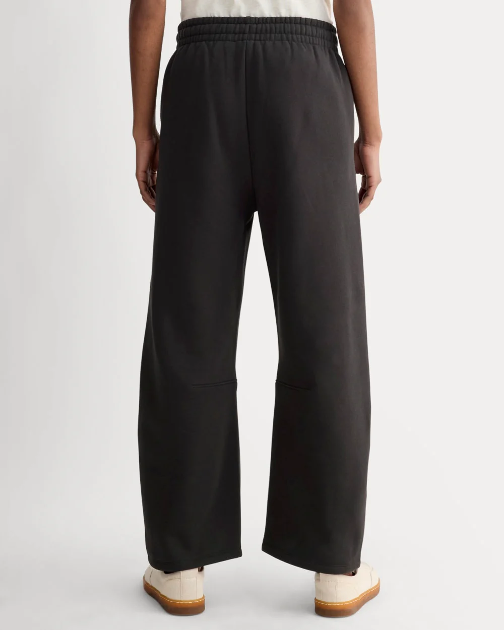 Luxe Fleece Barrel Sweatpant | Black