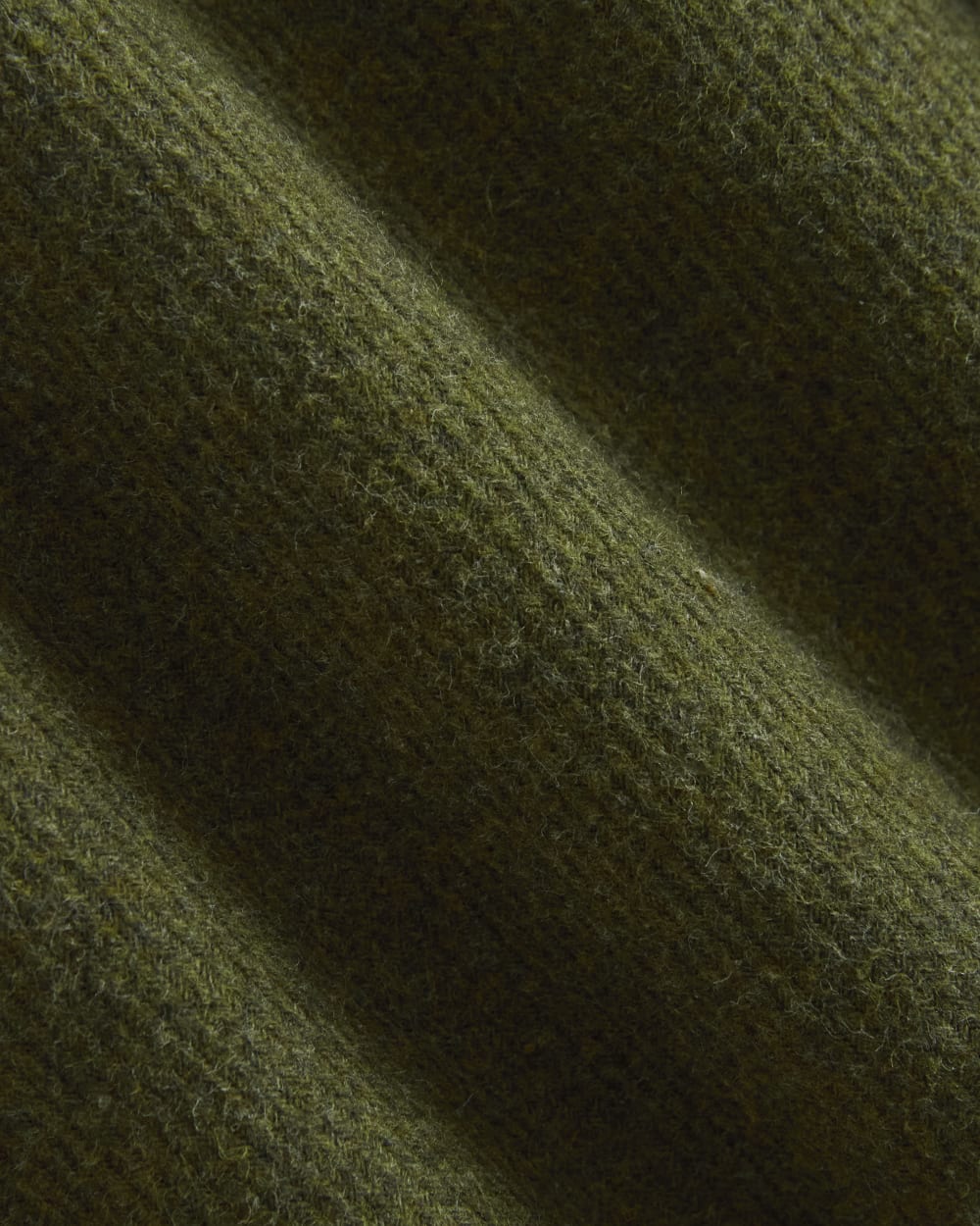 Heavyweight Waffle Twill Overshirt | Heathered Green