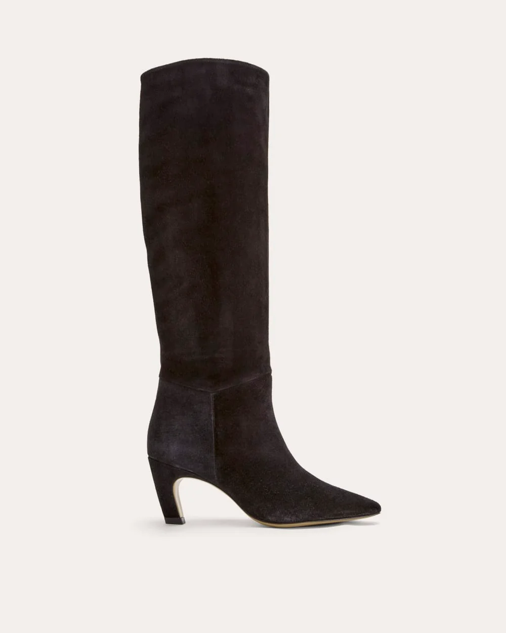 The Banana Boot | Black Suede