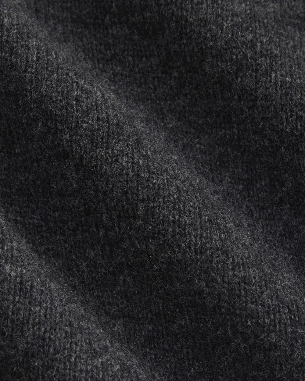 Luxe Merino Quarter-Zip Pullover | Heathered Black