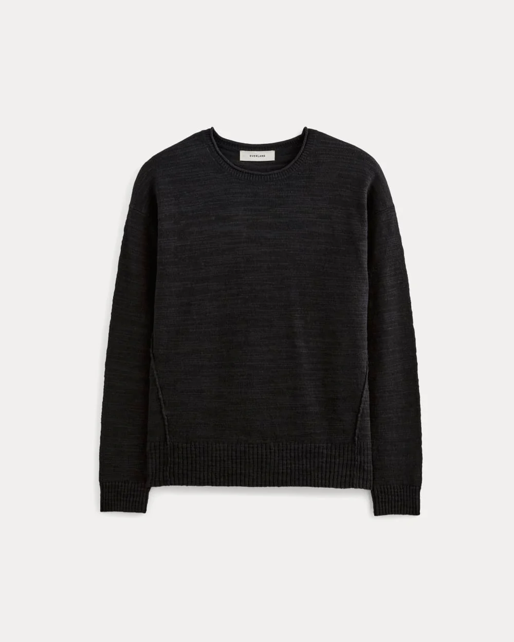 The Slouch Sweater in Cotton Linen | Black